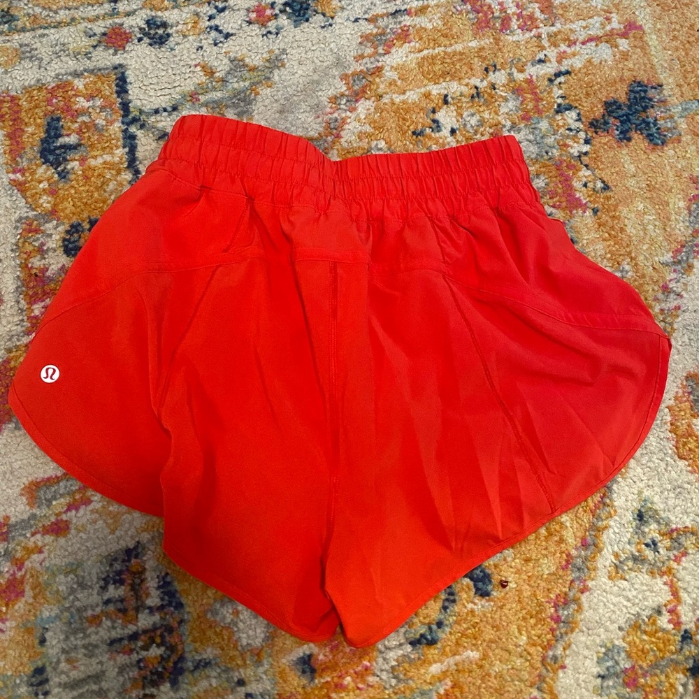 LULULEMON HIGH RISE 3” TRACK THAT SHORT SIZE 8